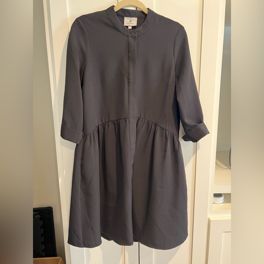 Tuckernuck Black Button-Front Dress – Size Small